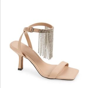 Open Edit Annalise Rhinestone Fringe Heel